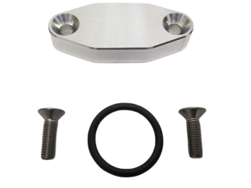 Z Whip LS Billet Oil Port Plate On Oil Pan for Gen III IV Series Engines LS1 LSX LS2 LS3 Oil Port LQ4 LQ9 LS6 L92 L99 L33 5.3L 4.8L 5.7L 6.0L 6.2L Proudly Made In The USA - Image 1